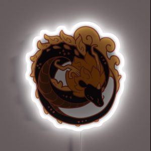 Dragon ZHONGLI RGB Neon Sign