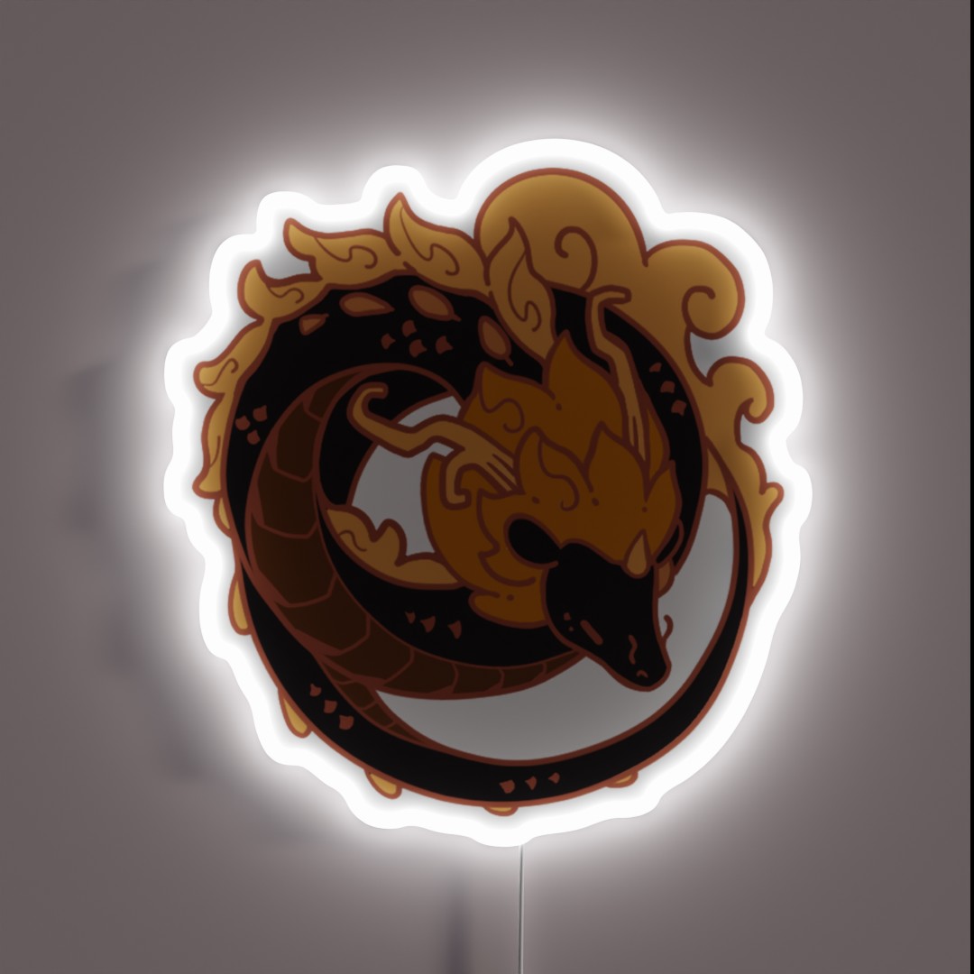 Dragon ZHONGLI RGB Neon Sign Dragon ZHONGLI RGB Neon Sign