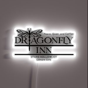 Dragonfly Gilmoregirls Inn Cozy RGB Neon Sign Dragonfly Gilmoregirls Inn Cozy RGB Neon Sign