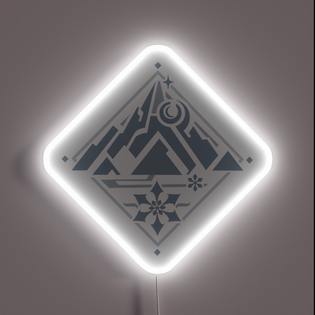 Dragonspine A Frozen Realm RGB Neon Sign Dragonspine A Frozen Realm RGB Neon Sign