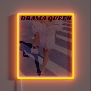 Drama Queen RGB Neon Sign Drama Queen RGB Neon Sign