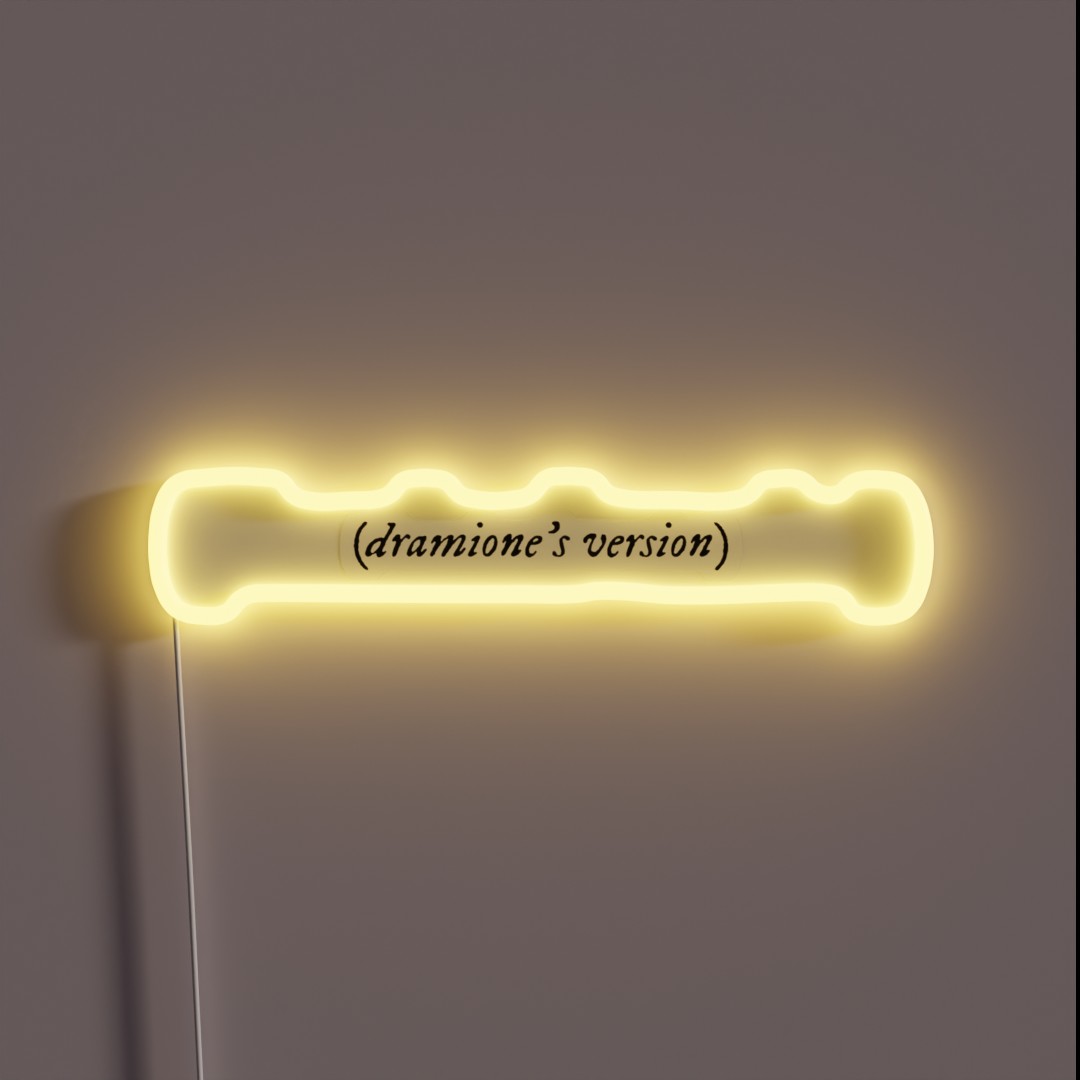 Dramione S Version RGB Neon Sign Dramione S Version RGB Neon Sign