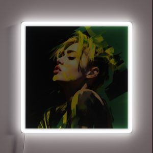 Drawing Miley Cyrus RGB Neon Sign