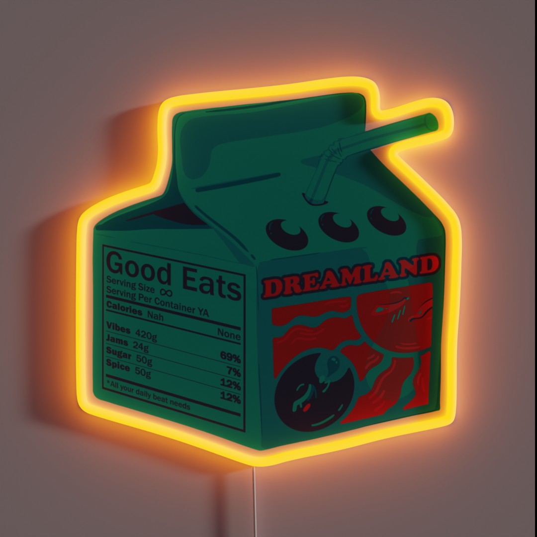 Dream Milk RGB Neon Sign Dream Milk RGB Neon Sign