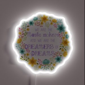 Dreamers Of Dreams RGB Neon Sign Dreamers Of Dreams RGB Neon Sign