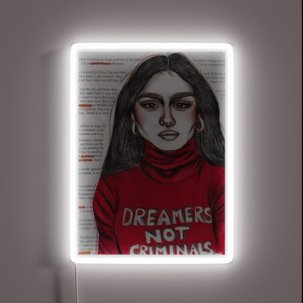 Dreamers Unite RGB Neon Sign