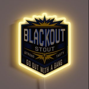 DRG Blackout Stout RGB Neon Sign DRG Blackout Stout RGB Neon Sign