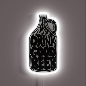 Drink Good Beer Craft Beer Art RGB Neon Sign