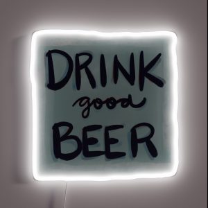 Drink Good Beer RGB Neon Sign