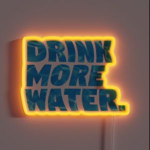 Drink More Water RGB Neon Sign Drink More Water RGB Neon Sign