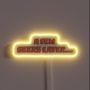 Drinking RGB Neon Sign