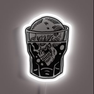Drinking To Death RGB Neon Sign