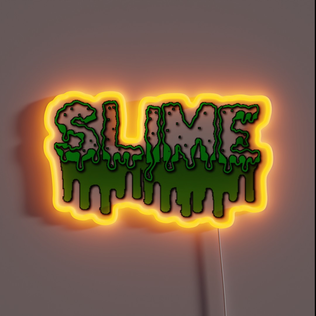 Dripping Slime RGB Neon Sign Dripping Slime RGB Neon Sign