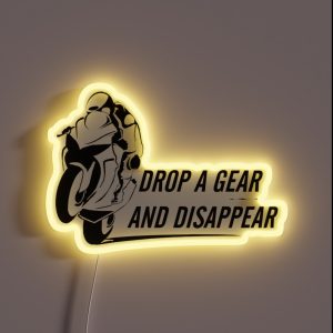 Drop A Gear And Disappear RGB Neon Sign