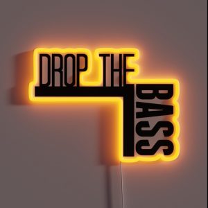 Drop The Bass RGB Neon Sign