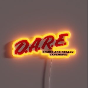 Drugs Are Really Expensive RGB Neon Sign Drugs Are Really Expensive RGB Neon Sign