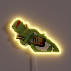 Drunk Kermit RGB Neon Sign