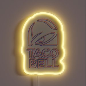 Drunk Taco Bell RGB Neon Sign Drunk Taco Bell RGB Neon Sign
