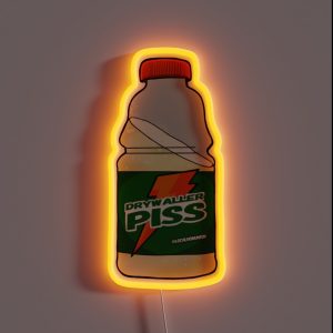 Drywaller Pissbottle RGB Neon Sign
