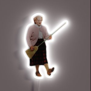 DU NU DU NU DUDE LOOKS LIKE A LADY RGB Neon Sign