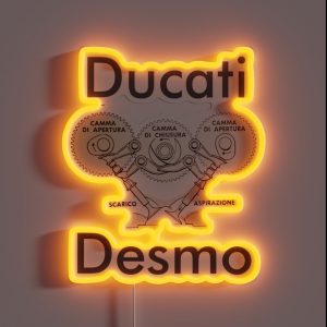 Ducati Desmo RGB Neon Sign