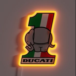 Ducati One Elefant RGB Neon Sign