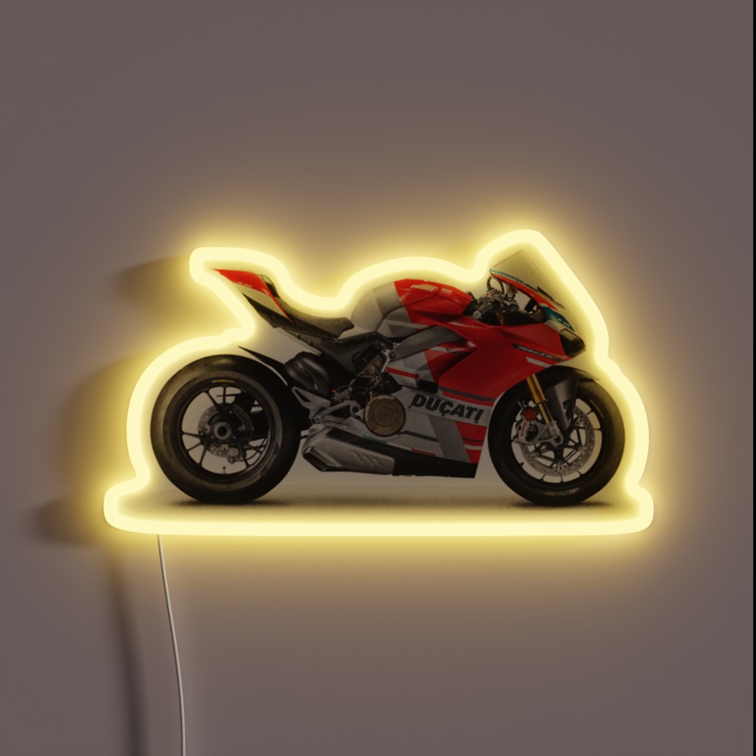 Ducati Panigale V4 S Corse RGB Neon Sign Ducati Panigale V4 S Corse RGB Neon Sign