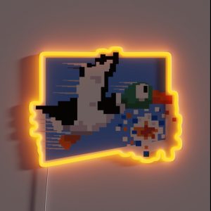 Duck Hunt Retro 80 S Arcade Game Design RGB Neon Sign