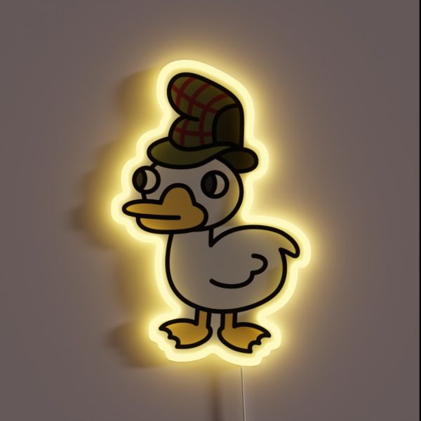 Ducktective RGB Neon Sign