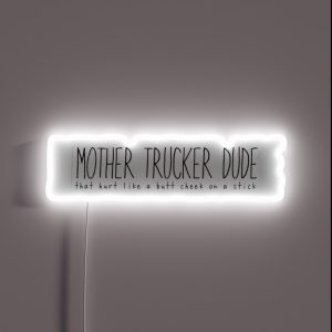 Dude Vine RGB Neon Sign