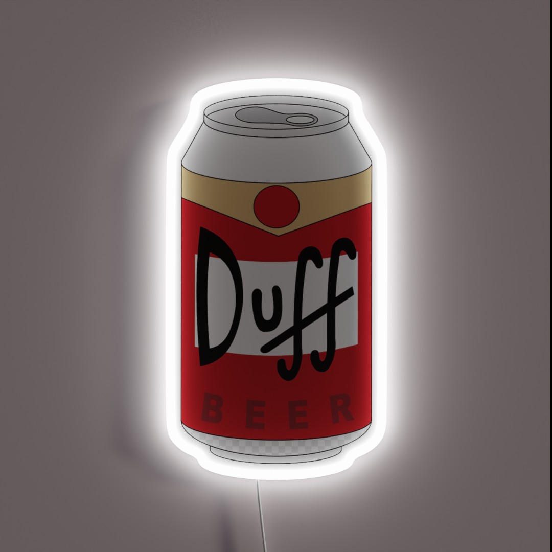 Duff Beer RGB Neon Sign Duff Beer RGB Neon Sign