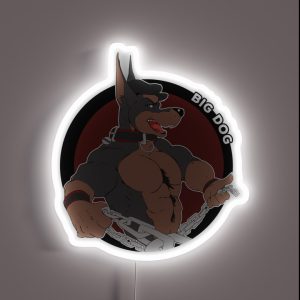 Duke The Big Dog RGB Neon Sign