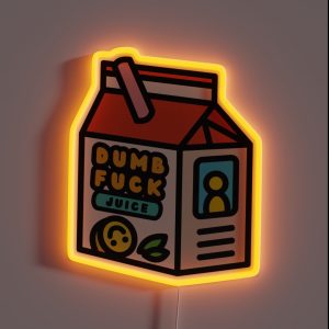 Dumb Fuck Juice RGB Neon Sign Dumb Fuck Juice RGB Neon Sign