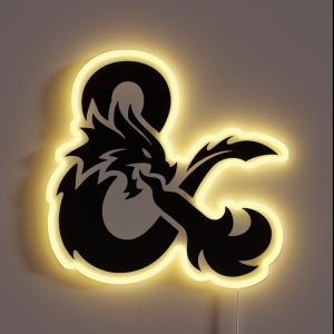 Dungeons And Dragons RGB Neon Sign Dungeons And Dragons RGB Neon Sign