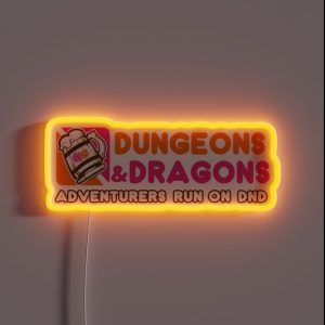 Dungeons N Donuts RGB Neon Sign