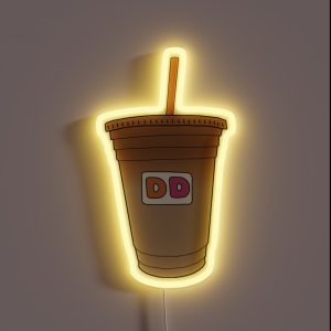 Dunkin Cup RGB Neon Sign