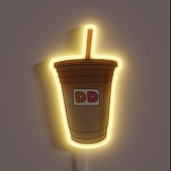 Dunkin Cup RGB Neon Sign