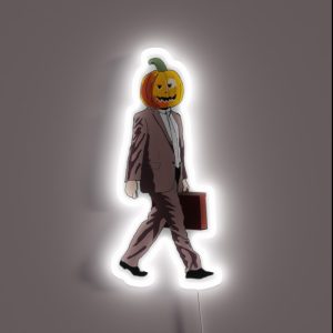 Dwight Pumpkin Head RGB Neon Sign Dwight Pumpkin Head RGB Neon Sign