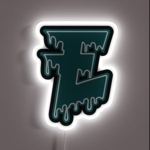 Eagles 2000 S Slime Logo RGB Neon Sign
