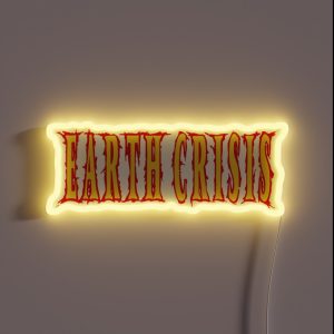 Earth Crisis Band Logo 90 S 2000 S Hardcore RGB Neon Sign Earth Crisis Band Logo 90 S 2000 S Hardcore RGB Neon Sign