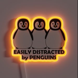Easily Distracted RGB Neon Sign