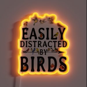 Easily Distracted RGB Neon Sign