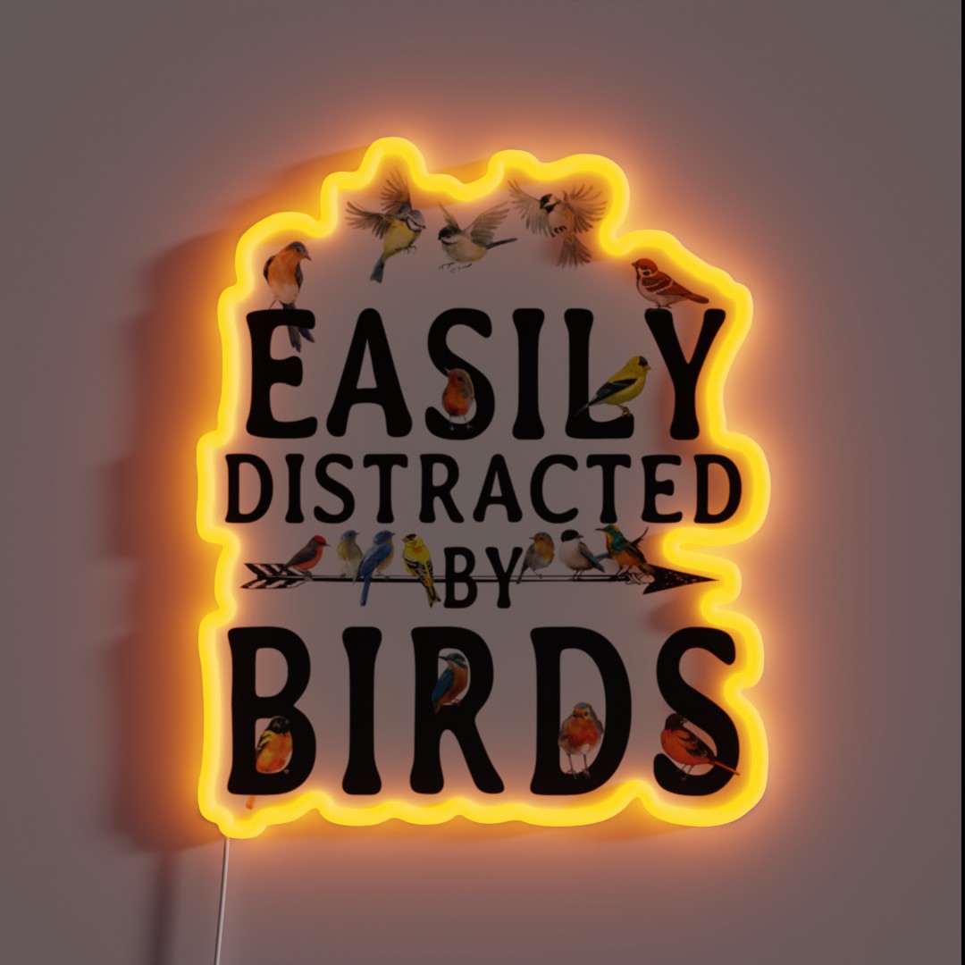 Easily Distracted RGB Neon Sign Easily Distracted RGB Neon Sign