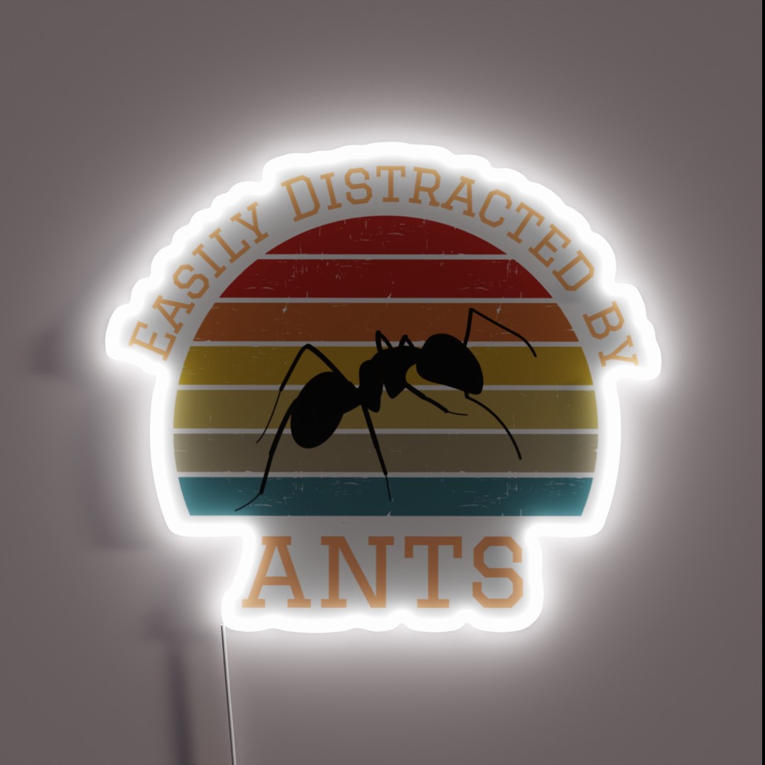 Easily Distracted RGB Neon Sign Easily Distracted RGB Neon Sign