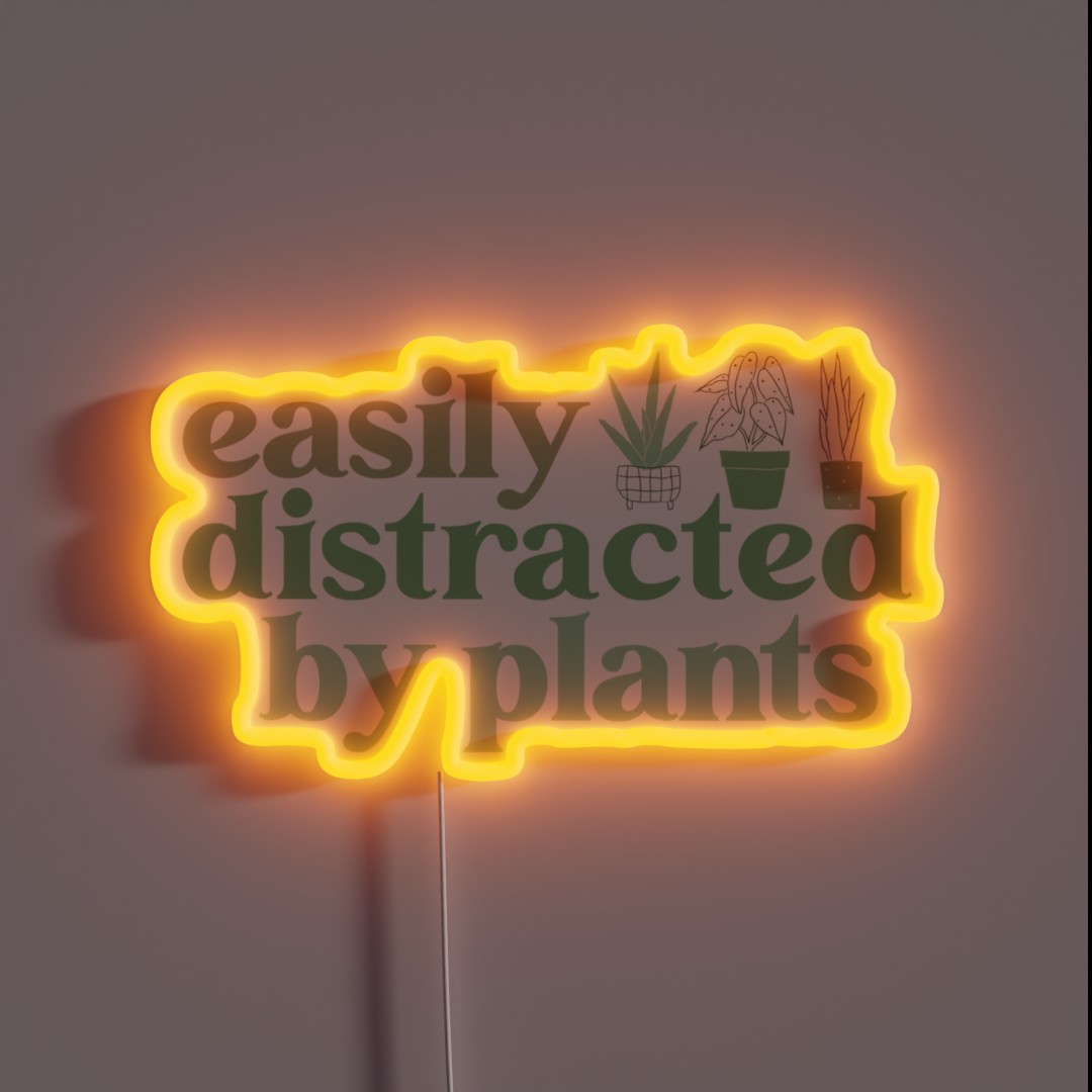 Easily Distracted RGB Neon Sign Easily Distracted RGB Neon Sign