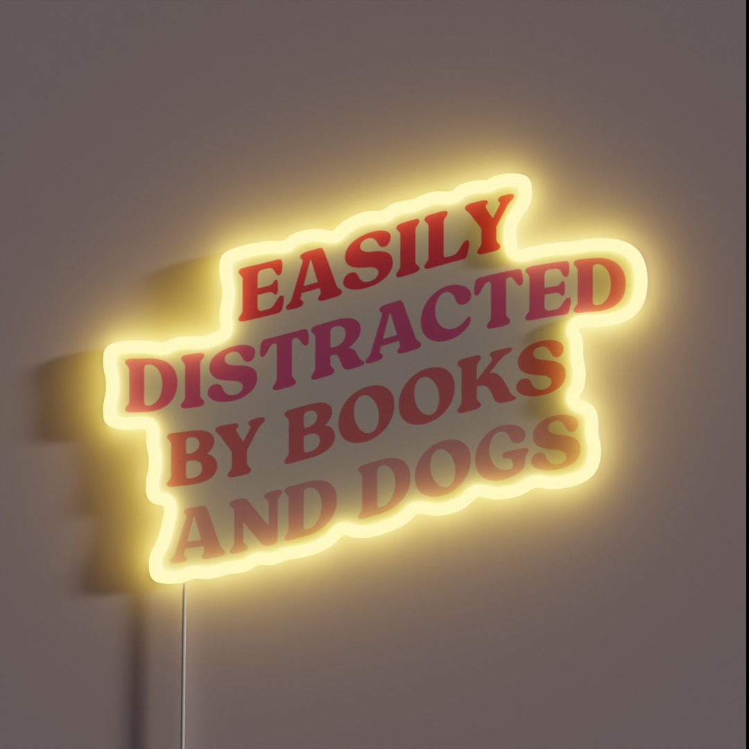 Easily Distracted RGB Neon Sign Easily Distracted RGB Neon Sign