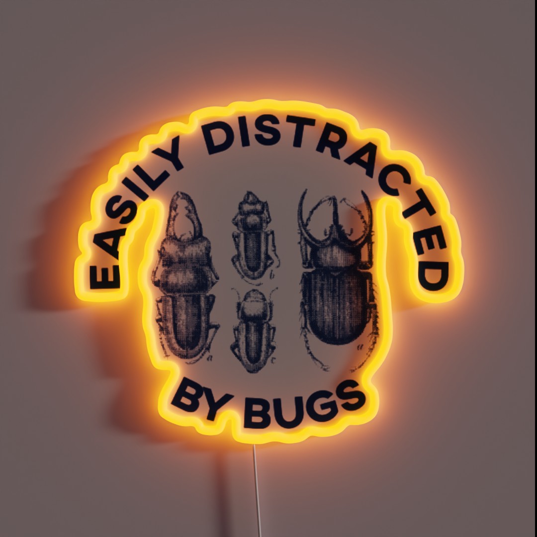 Easily Distracted RGB Neon Sign Easily Distracted RGB Neon Sign