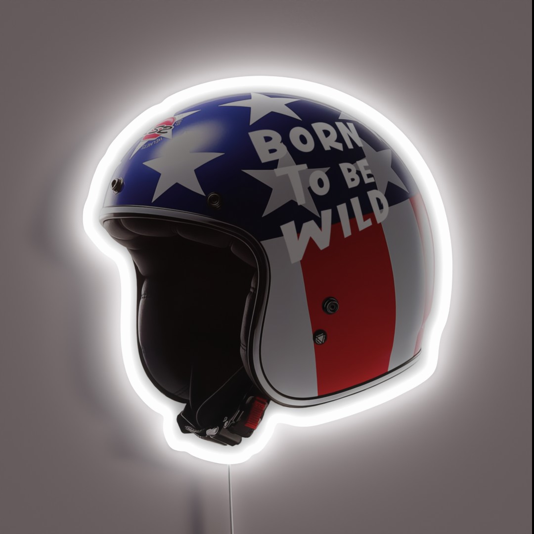 Easy Rider Helmet RGB Neon Sign Easy Rider Helmet RGB Neon Sign
