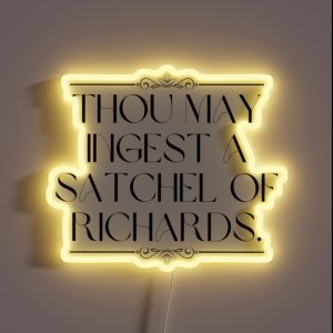 Eat Dick RGB Neon Sign Eat Dick RGB Neon Sign