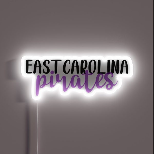 ECU Pirates RGB Neon Sign
